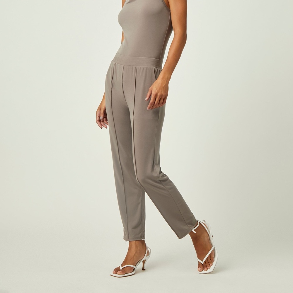Lanston Pintuck Pocket Trouser in Nutmeg Size S